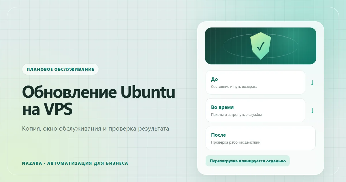 Плановое обновление Ubuntu на работающем VPS